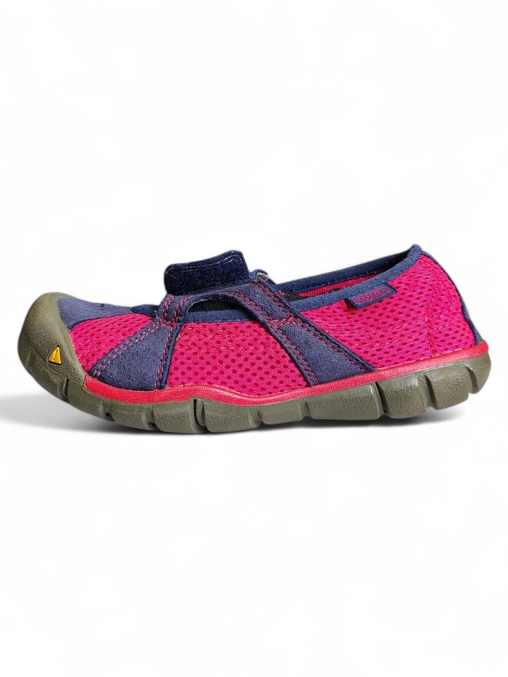 KEEN Breezemont Kids Mesh Slip-On Outdoor Hiking Water Sandal Shoes Red Size 13